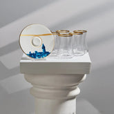 Karaca X Ist Collection Istanbul 12 Piece Tea Glasses Set for 6 Persons